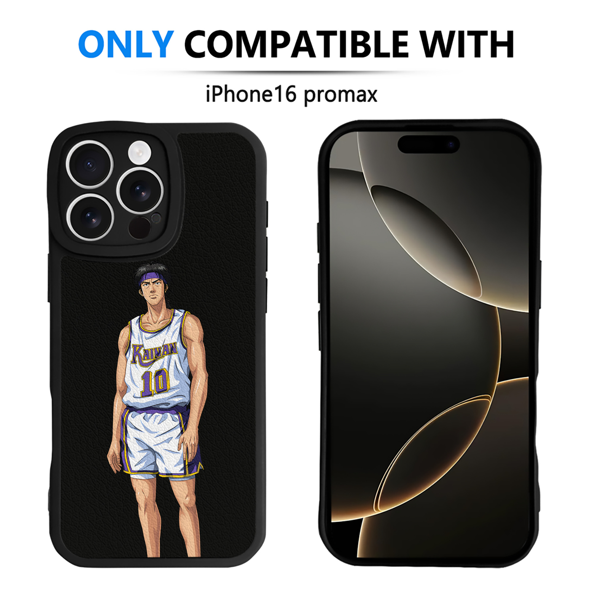 （画像用） SLAM DUNK／スラムダンク 【iPhone 16シリーズ対応】シリコンスマホケース（レザー調） 材質：シリコン